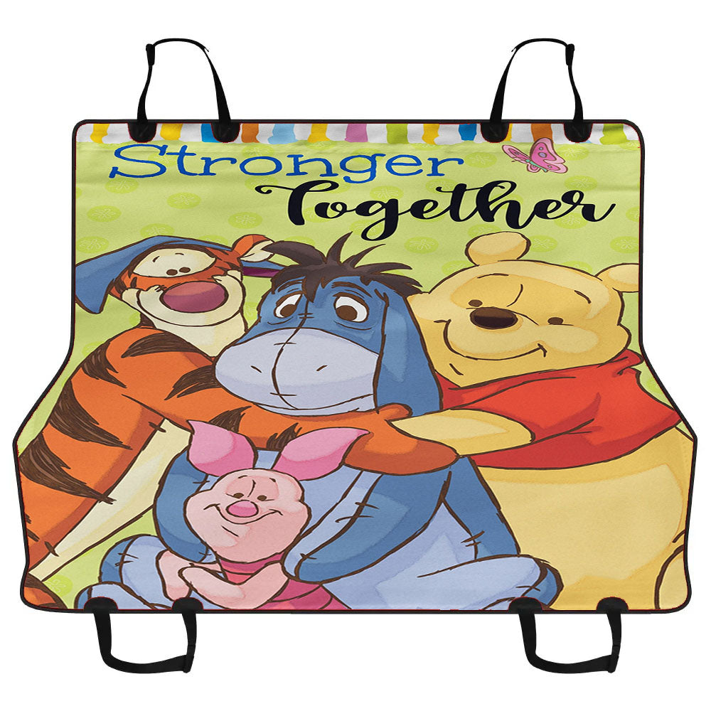 Disney Winnie The Pooh Stronger Together Car Pet Seat Cover