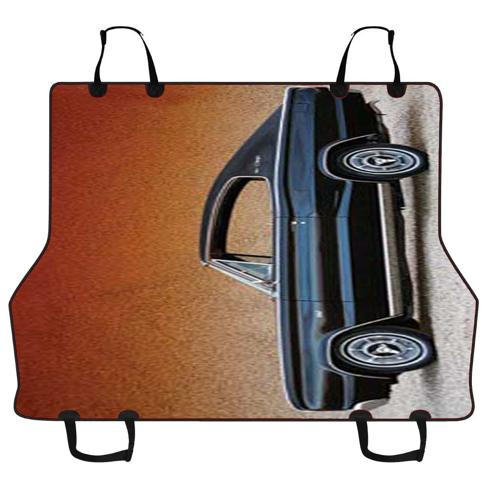 Dodge Charger 66 Blue Car Pet Seat Cover
