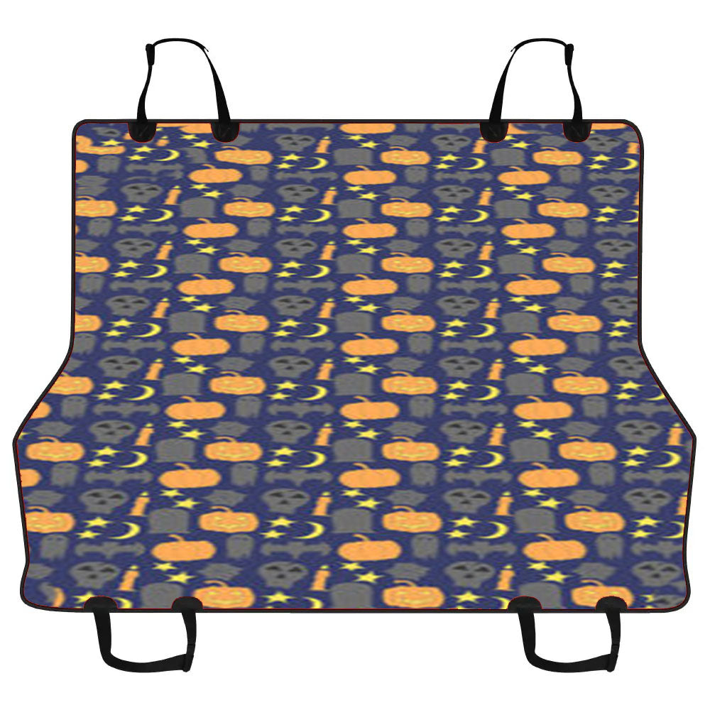 Doodle Halloween Car Pet Seat Cover