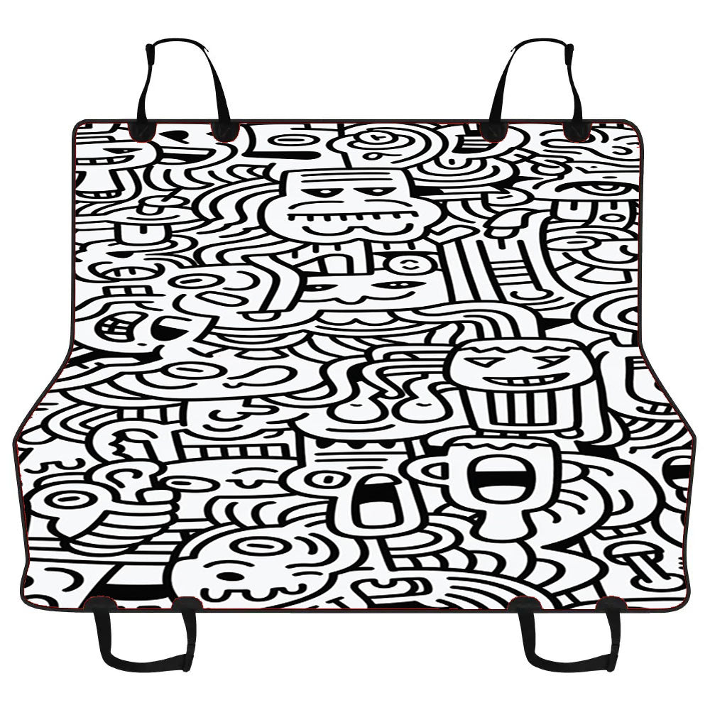 Doodles 1 Car Pet Seat Cover
