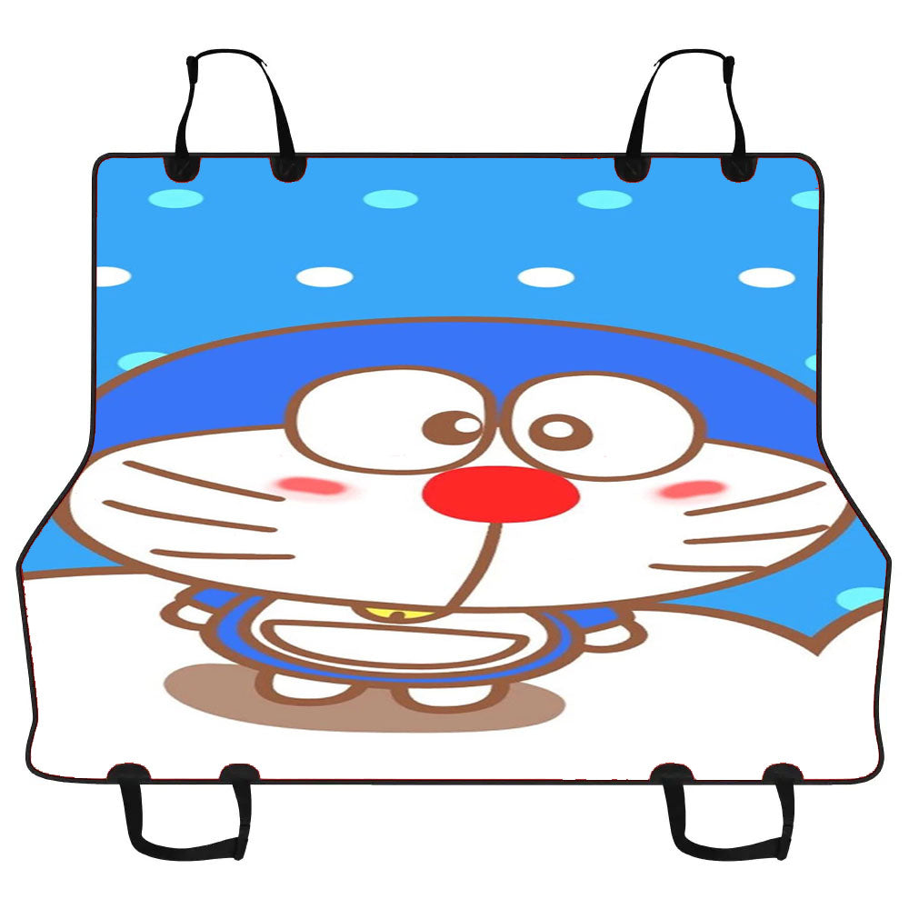 Doraemon Dot Pattern Car Pet Seat Cover