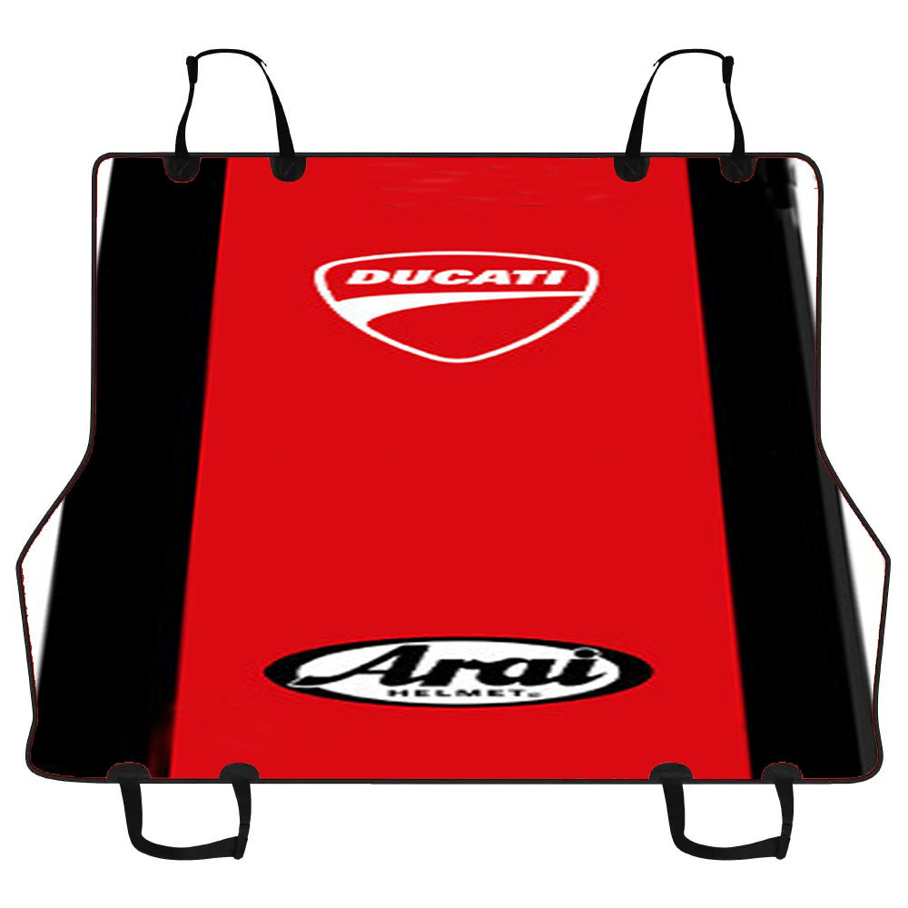 Ducati Arai Racing Helmet Stripes Car Pet Seat Cover