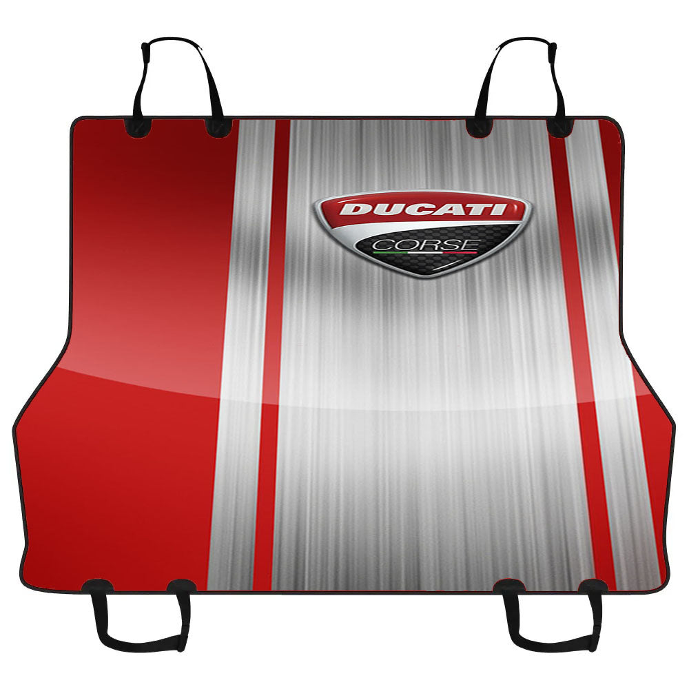 Ducati Corse Red Logo Car Pet Seat Cover