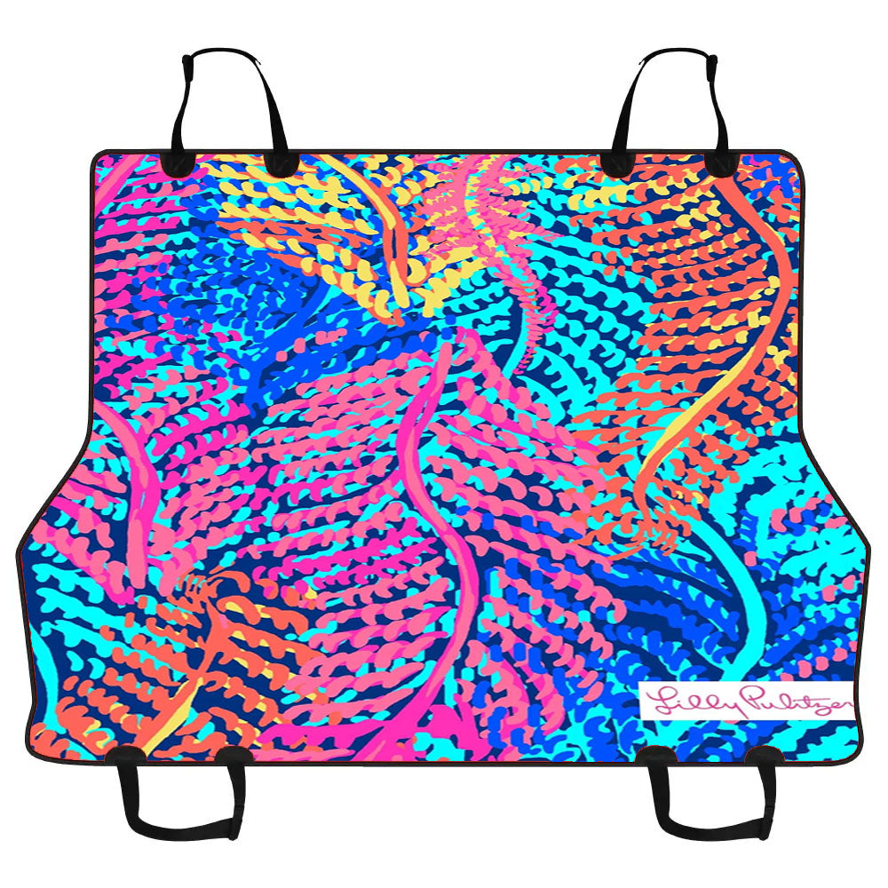 Electric Feel Lilly Pulitzer Car Pet Seat Cover