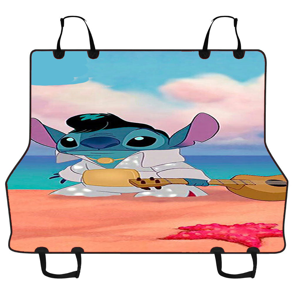 Elvis Stitch Disney Car Pet Seat Cover