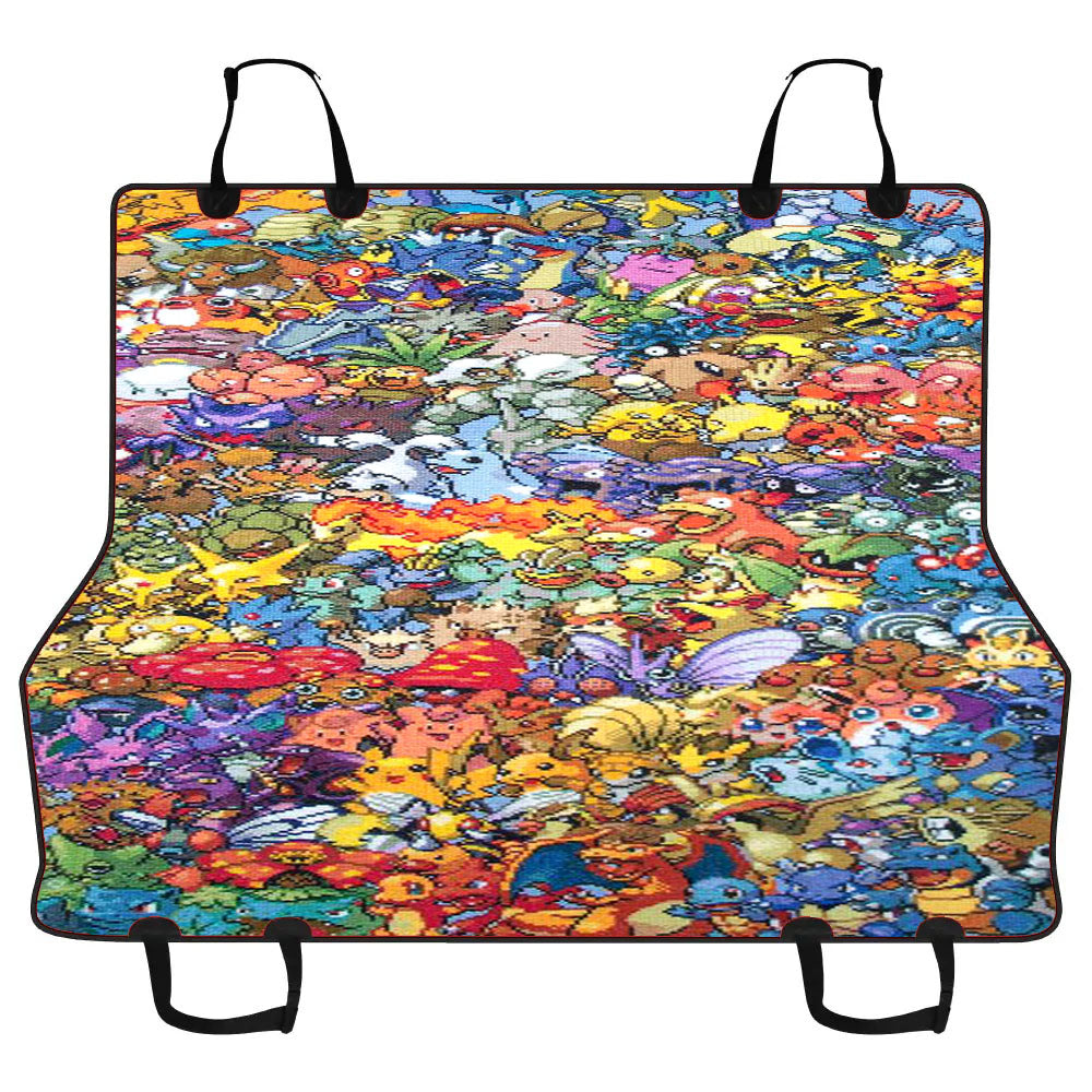 Epic All Pokemon Generations Cross Stitch Patterns Car Pet Seat Cover