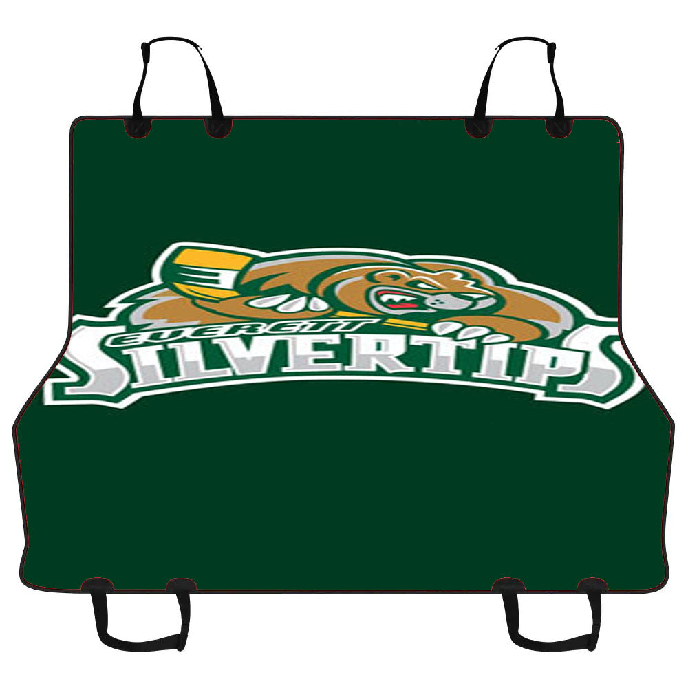 Everett Silvertips Car Pet Seat Cover