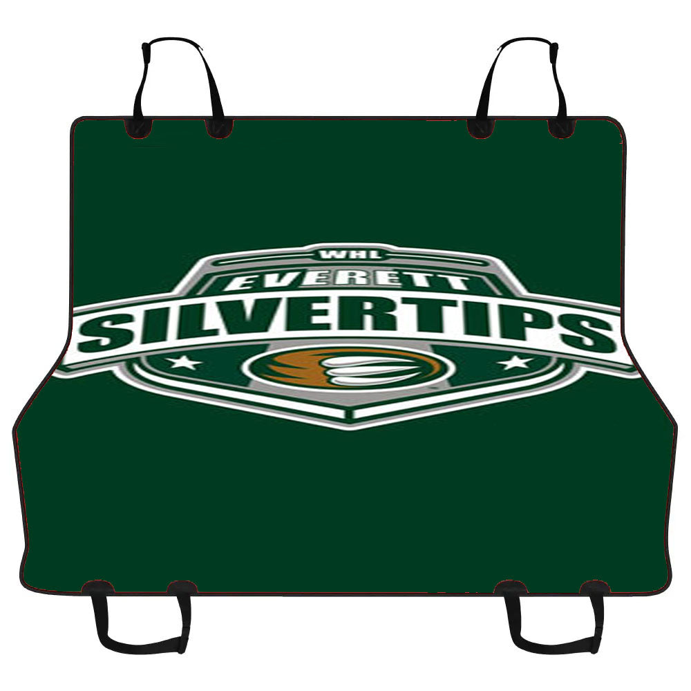 Everett Silvertips Logo Car Pet Seat Cover