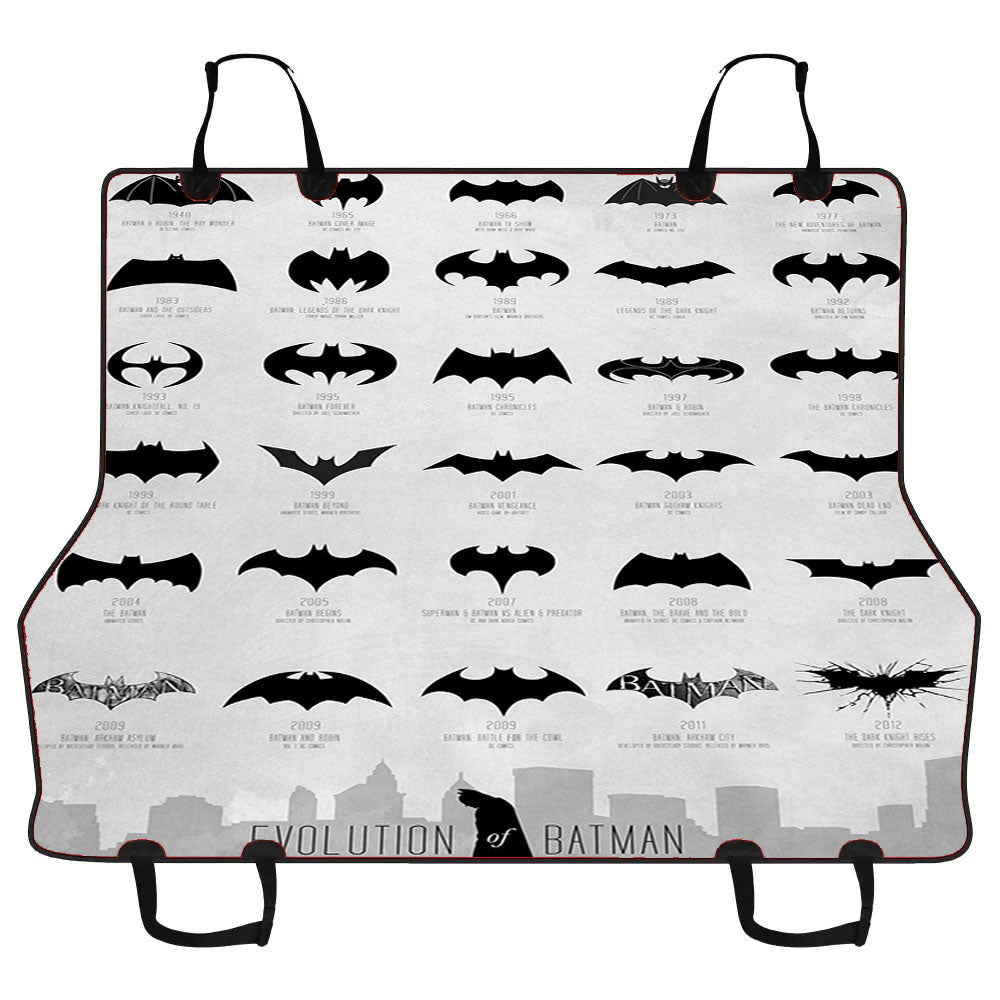 Evolution Of Batman Car Pet Seat Cover