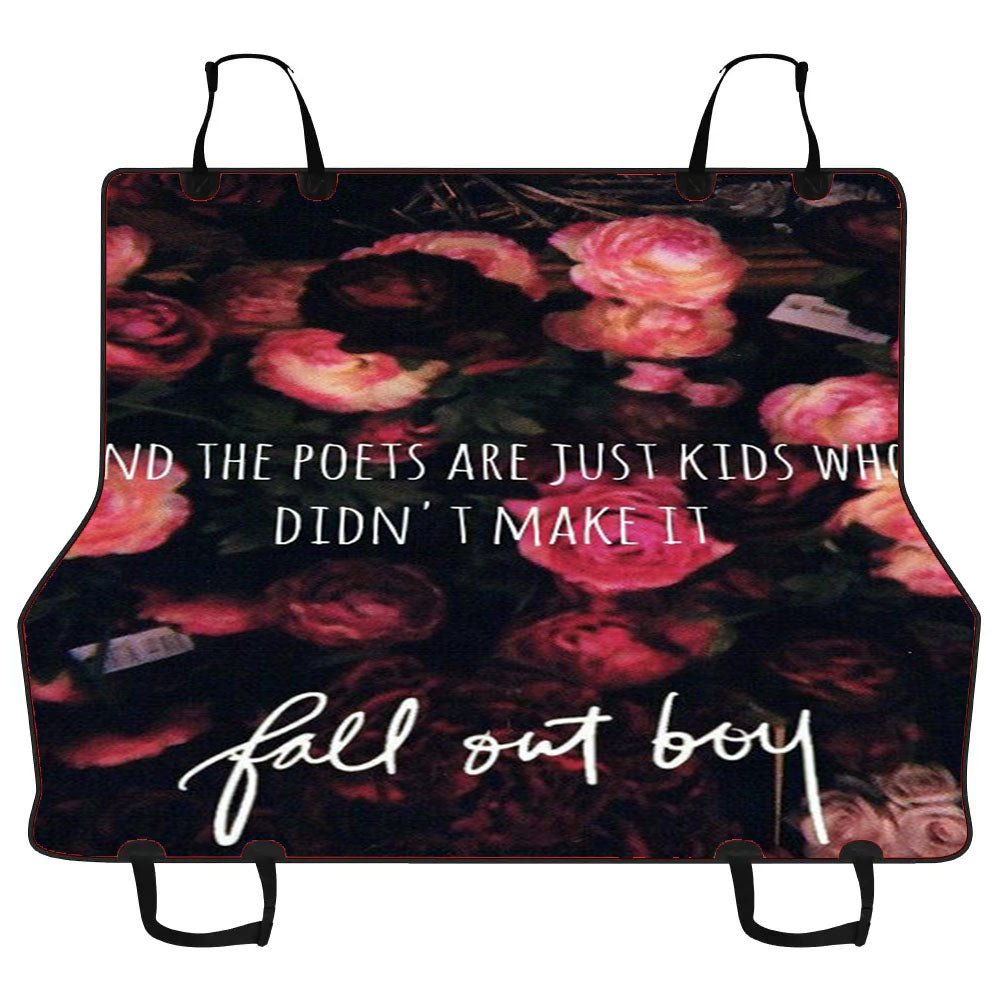 Fall Out Boy Flowers Car Pet Seat Cover