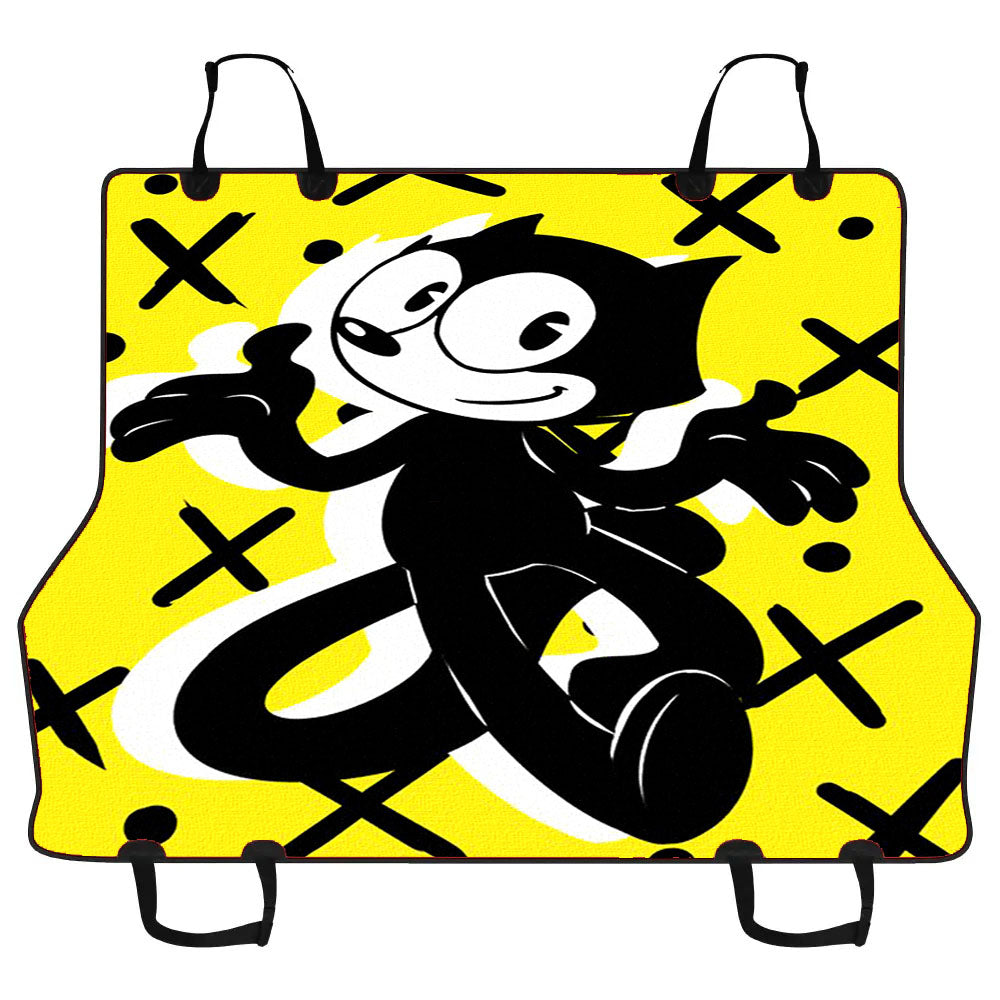 Felix The Cat Magic Bag Canvas Pattern Car Pet Seat Cover