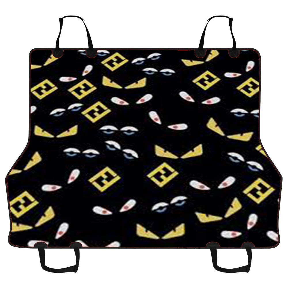Fendi95Eyes Monster Collage Car Pet Seat Cover
