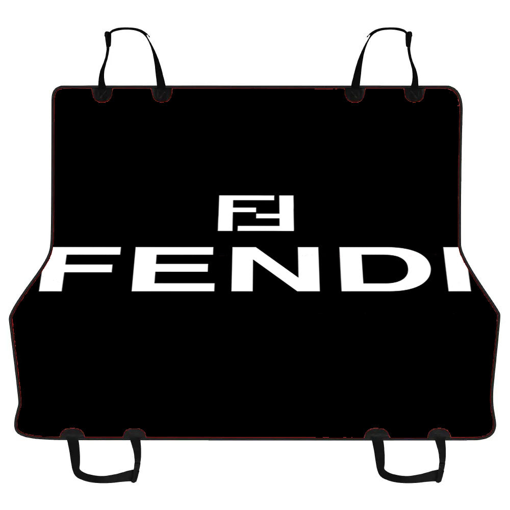 Fendi Black Car Pet Seat Cover