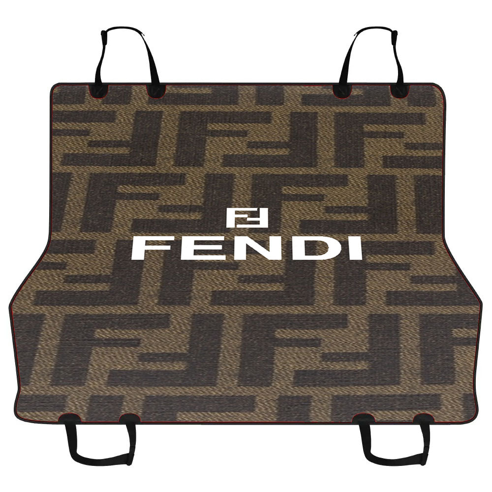 Fendi Logo Wallpaper Car Pet Seat Cover