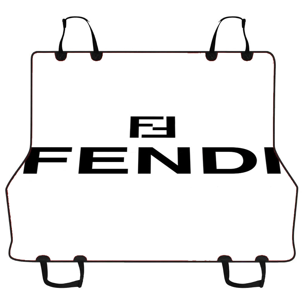 Fendi White Car Pet Seat Cover