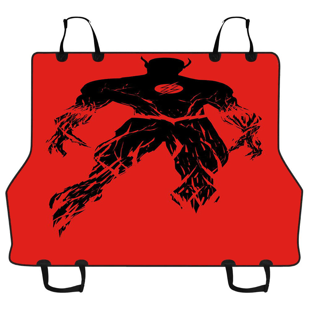 Flash Cartoon Red Car Pet Seat Cover