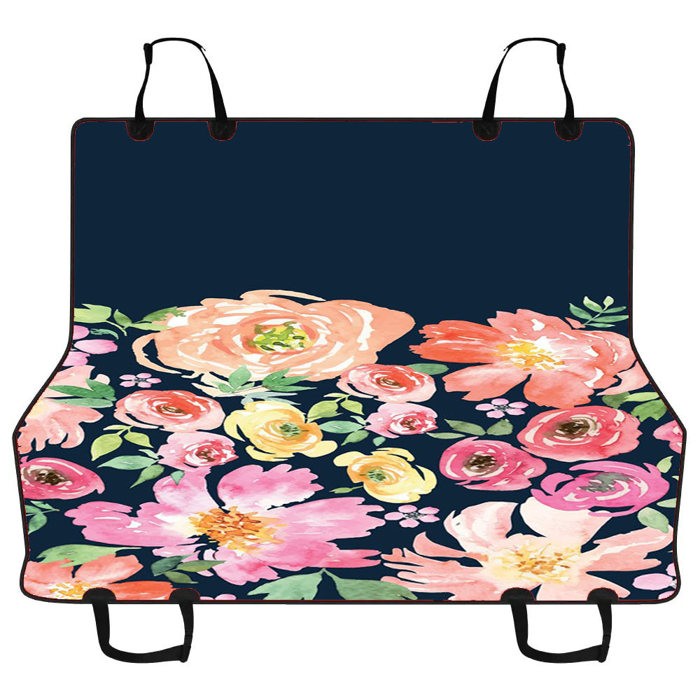 Floral Backgrounds Car Pet Seat Cover