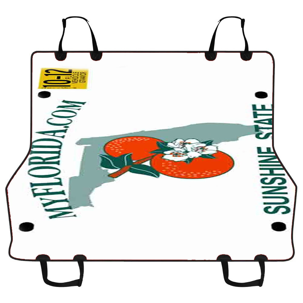 Florida Plate Car Pet Seat Cover