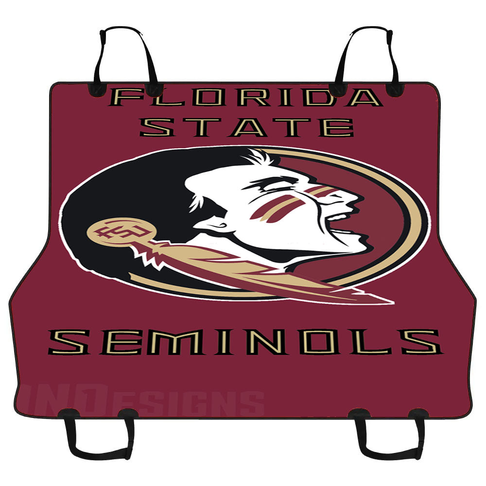 Florida State Fsu Football 3 Car Pet Seat Cover