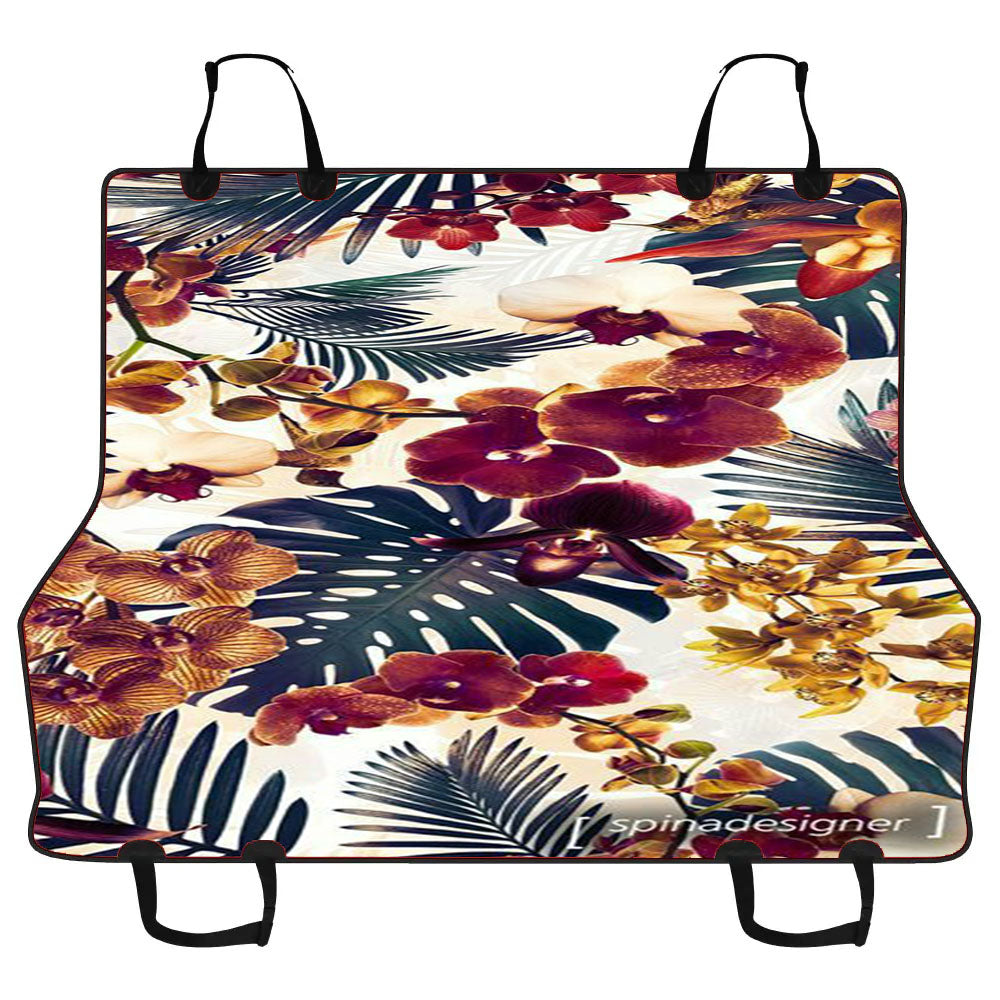 Flower And Rose Watercolour Car Pet Seat Cover