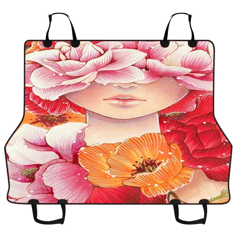 Flower Girl 3 Car Pet Seat Cover