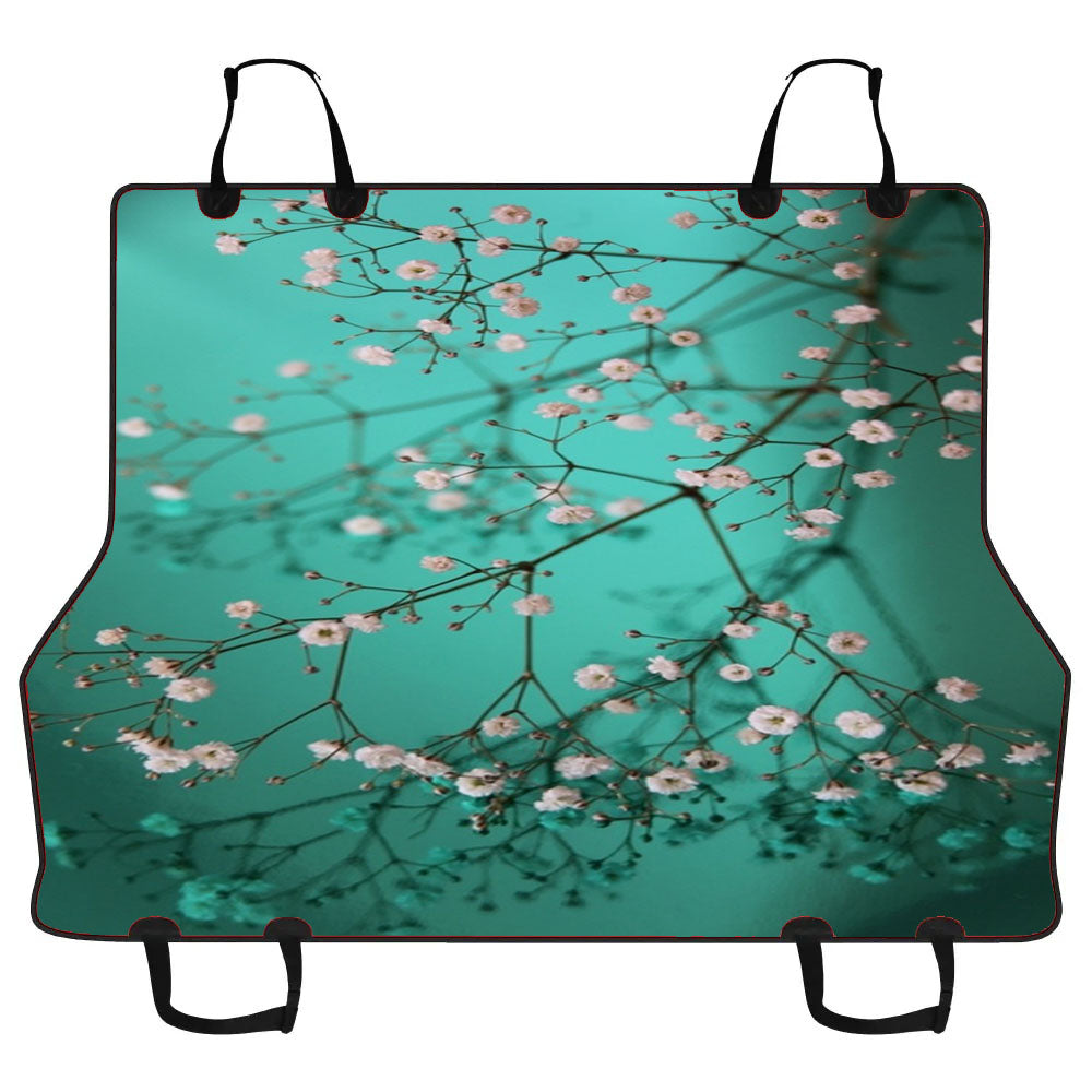 Flower Green Car Pet Seat Cover