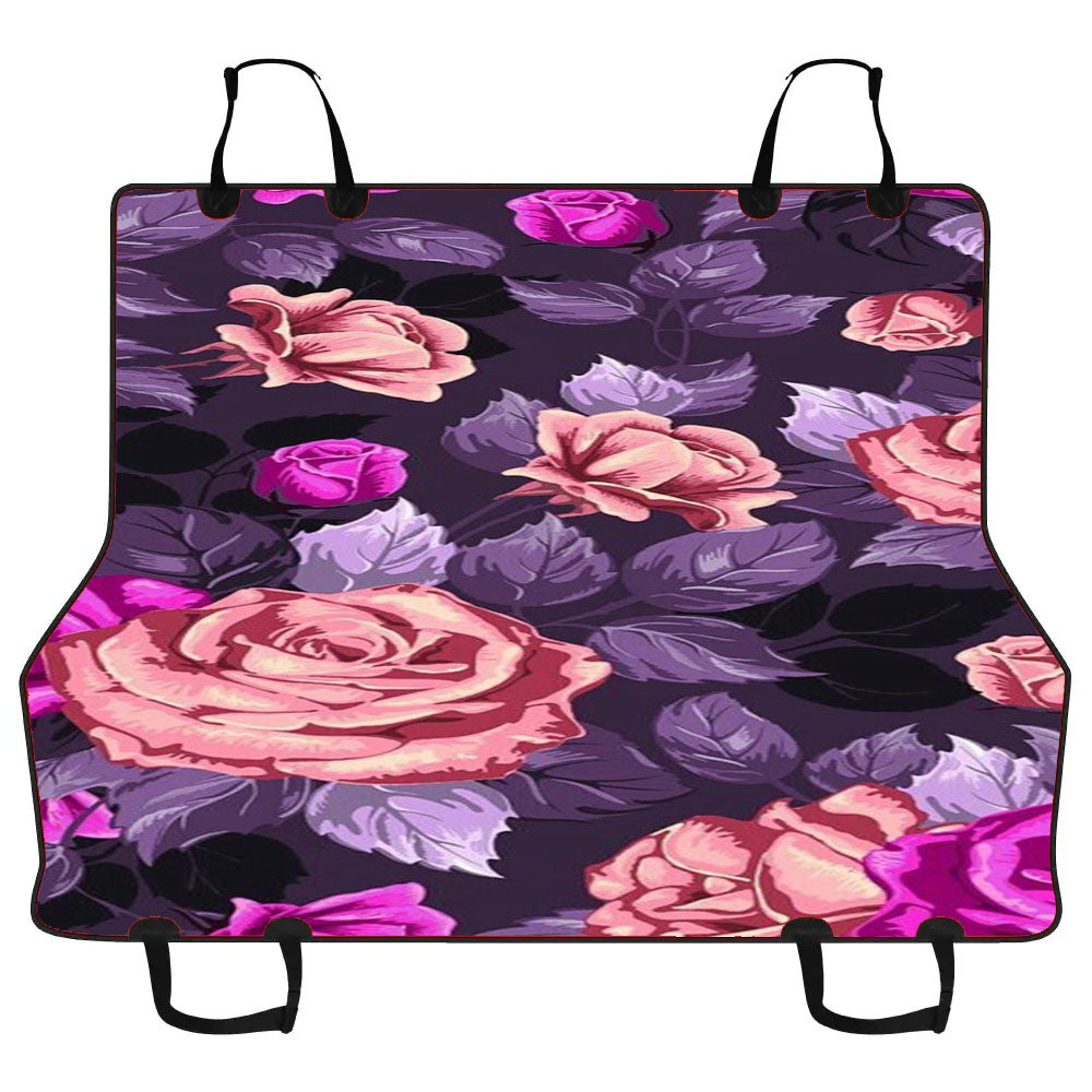 Flower Purple Car Pet Seat Cover