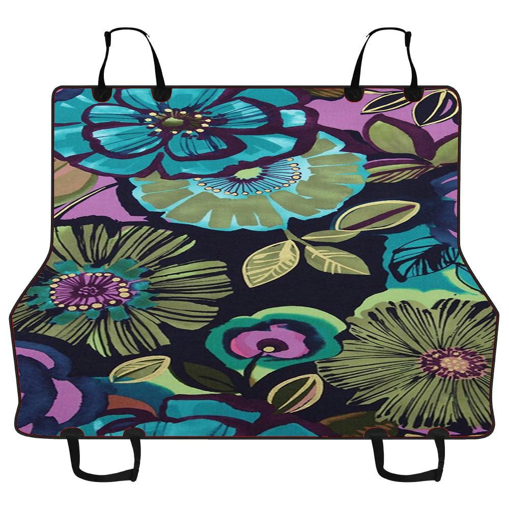 Flowers And Watercolours Car Pet Seat Cover