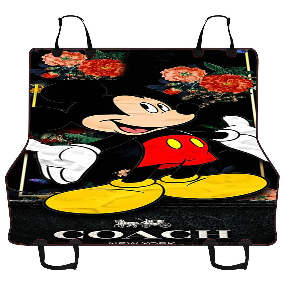 Flowers Coach Mickey Mouse New 49 Car Pet Seat Cover