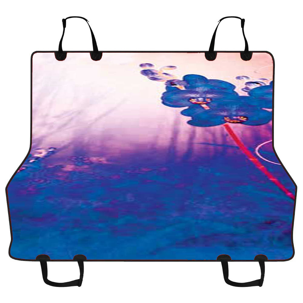 Flowers Glow Car Pet Seat Cover