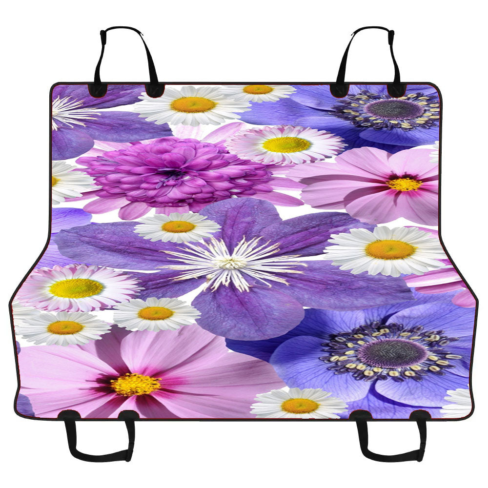 Flowers Pattern Car Pet Seat Cover