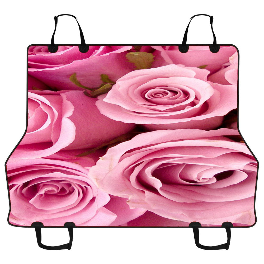 Flowers Pink Car Pet Seat Cover