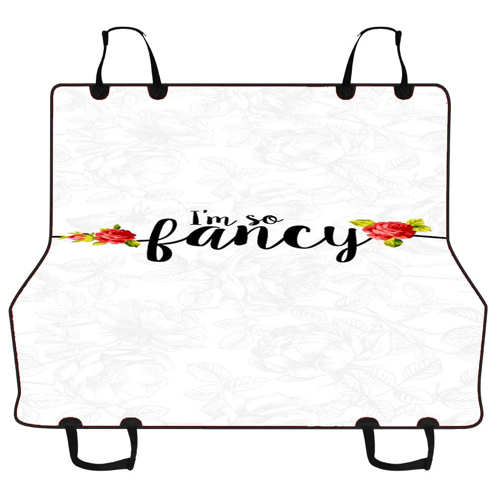 Flowers Sketch Fancy Car Pet Seat Cover