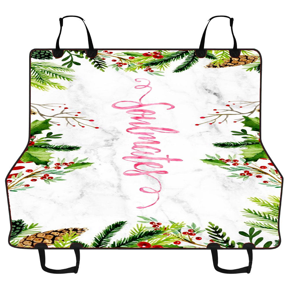 Flowers Soulmates Art Car Pet Seat Cover