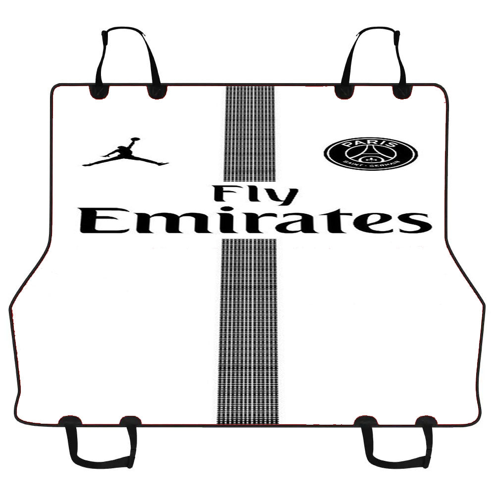 Fly Emirates White Paris Saint German Psg Feat Jordan Car Pet Seat Cover