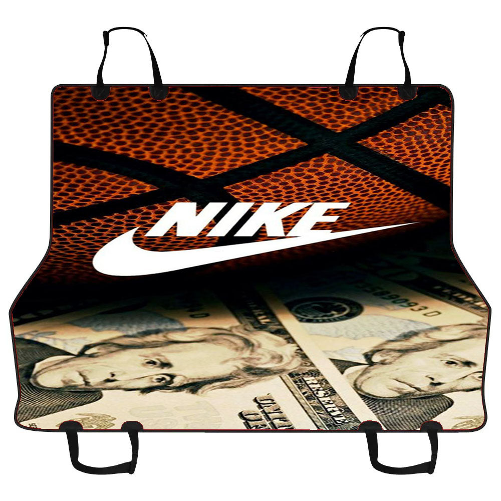 Football And Nike Money Car Pet Seat Cover