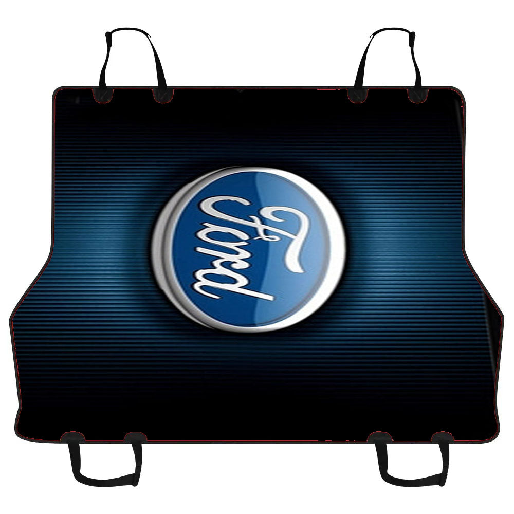 Ford Logo Blue Stripe Car Pet Seat Cover