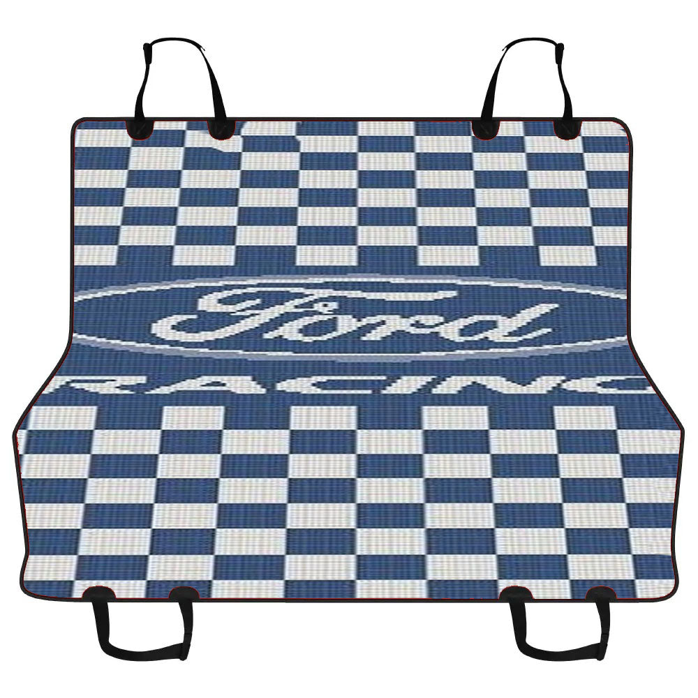 Ford Racing Pattern Car Pet Seat Cover