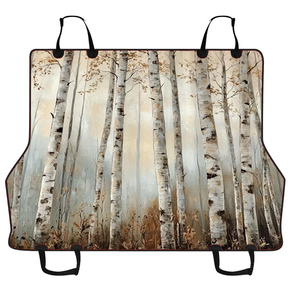 Forest Birch Trees Car Pet Seat Cover