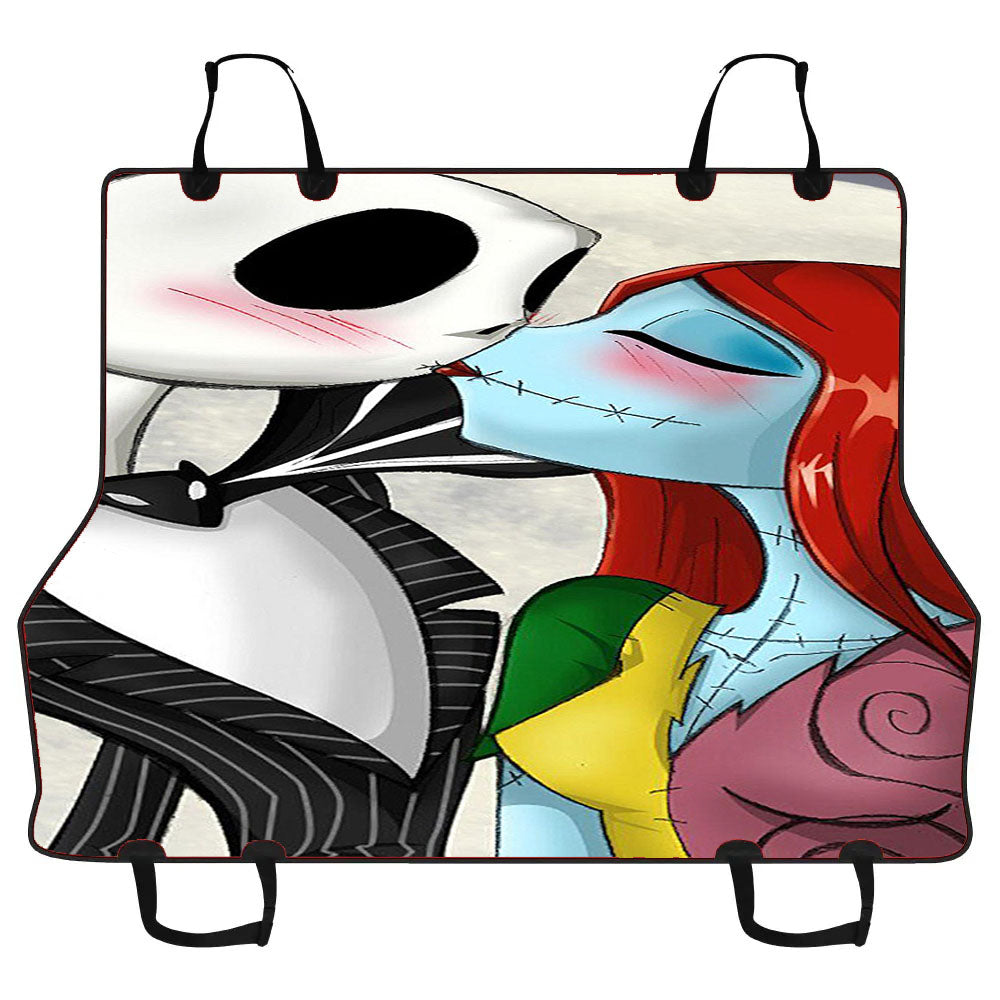 Forever Love Jack Sally Before Christmas Car Pet Seat Cover