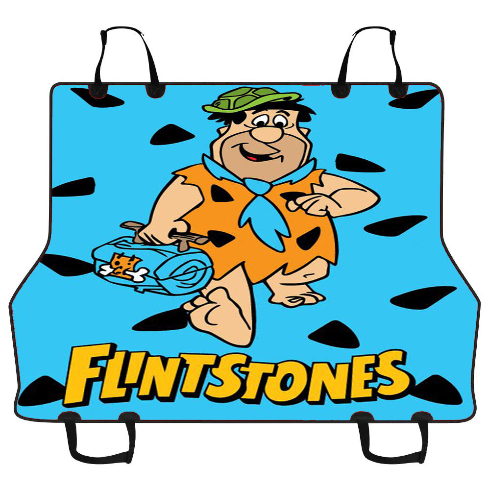 Fred Flintstone Pattern Car Pet Seat Cover