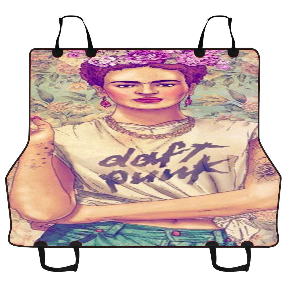 Frida Kahlo Daft Punk Car Pet Seat Cover