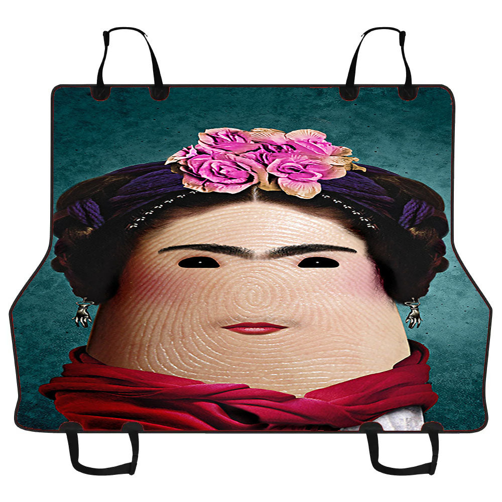 Frida Kahlo Finger Art Car Pet Seat Cover