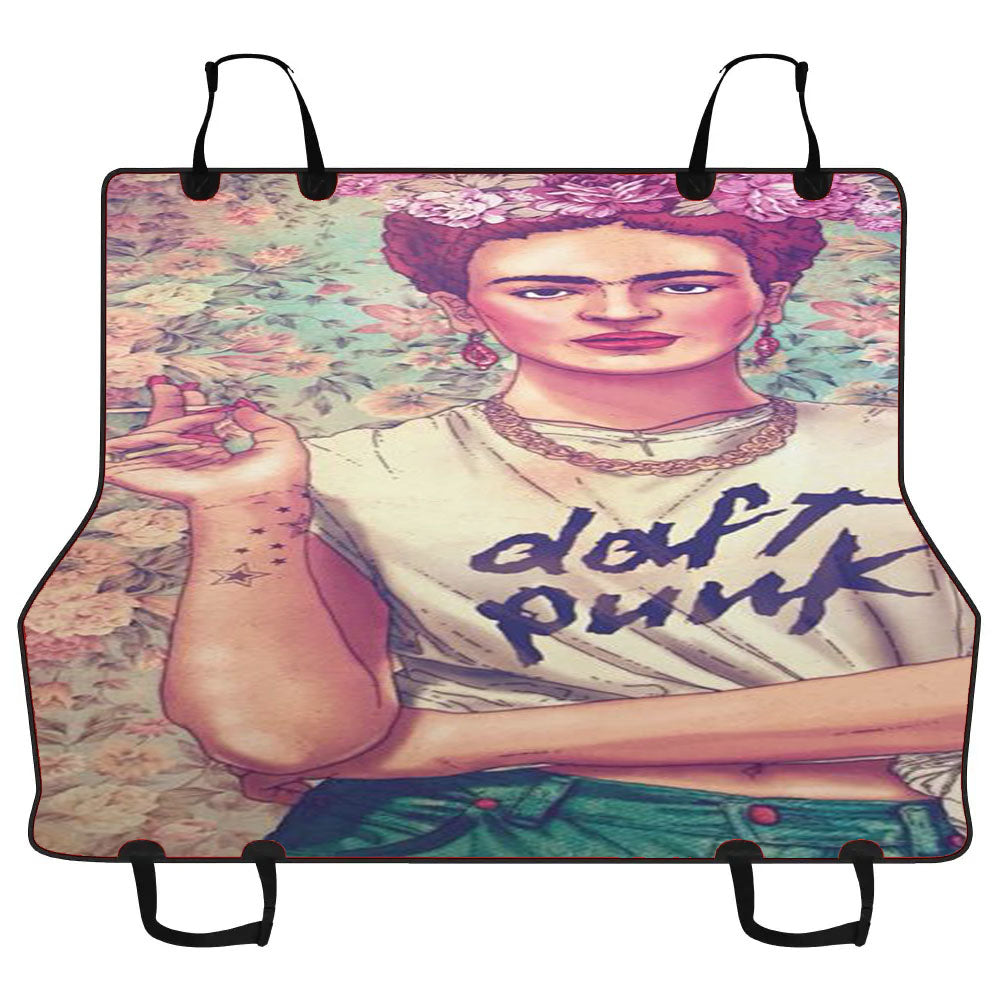 Frida Kahlo Floral Car Pet Seat Cover