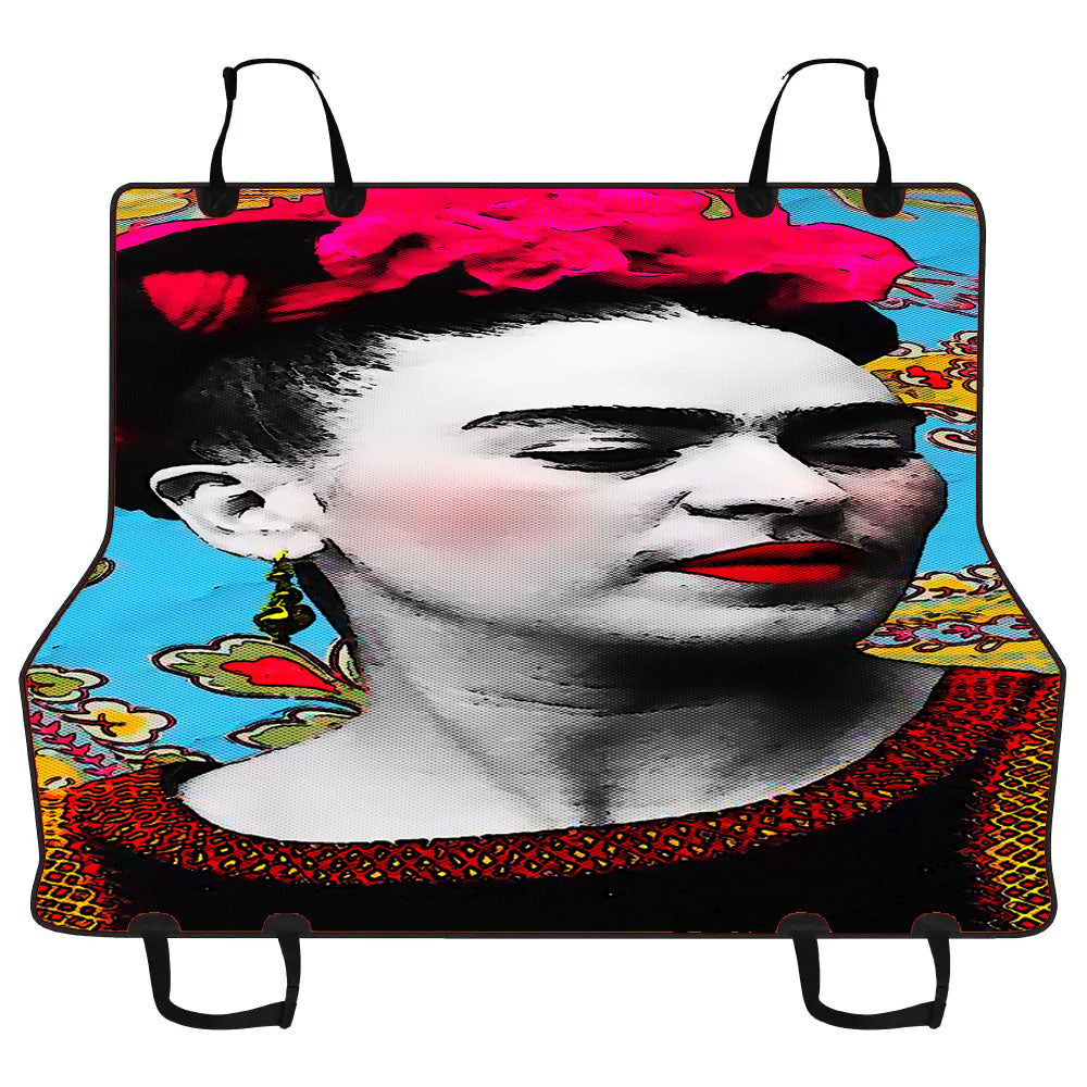 Frida Kalo Art Car Pet Seat Cover