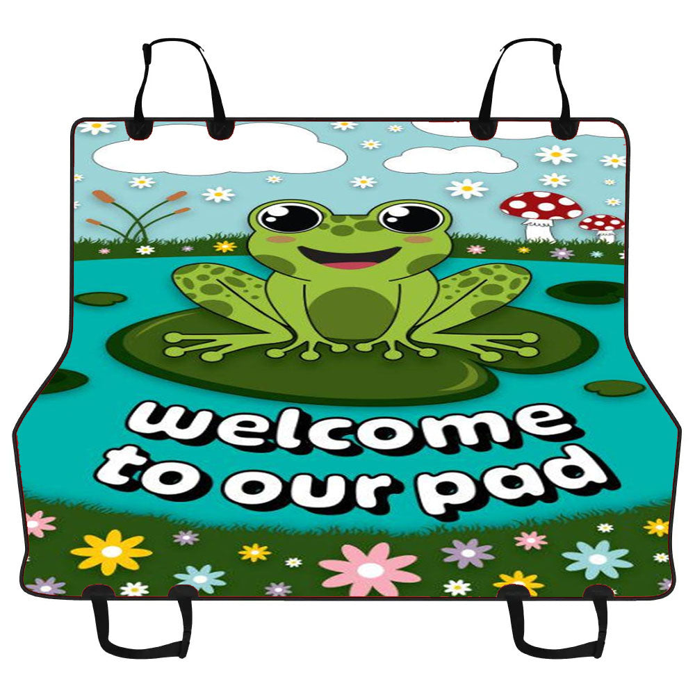 Frog To Our Pad Car Pet Seat Cover