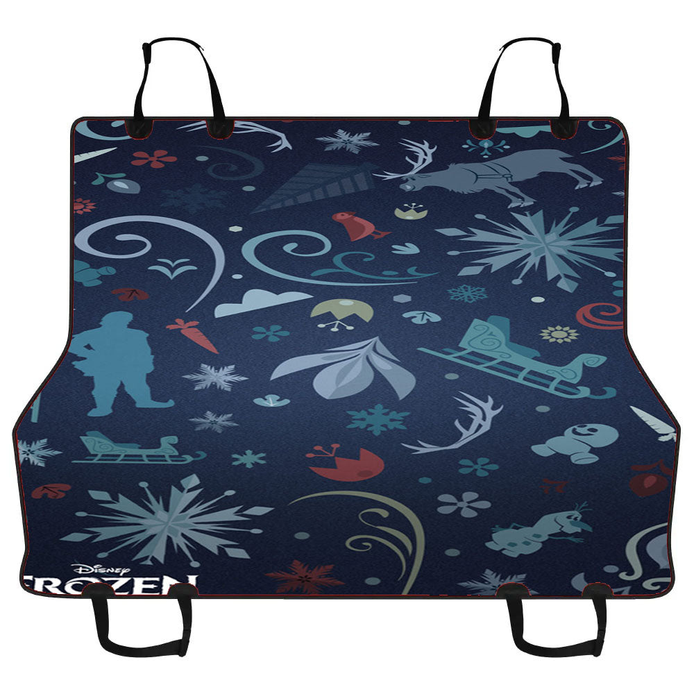 Frozen Pattern Wallpaper Dark Car Pet Seat Cover