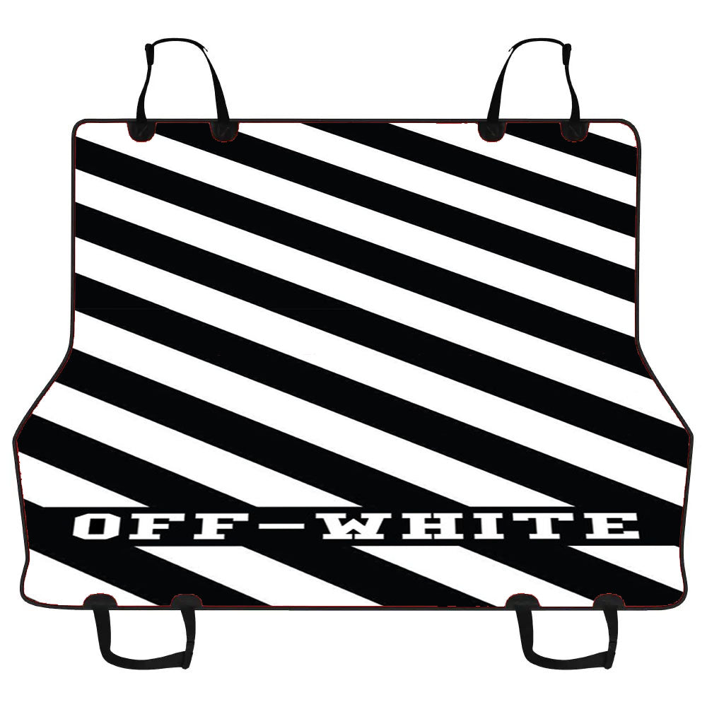 Full Off White Car Pet Seat Cover