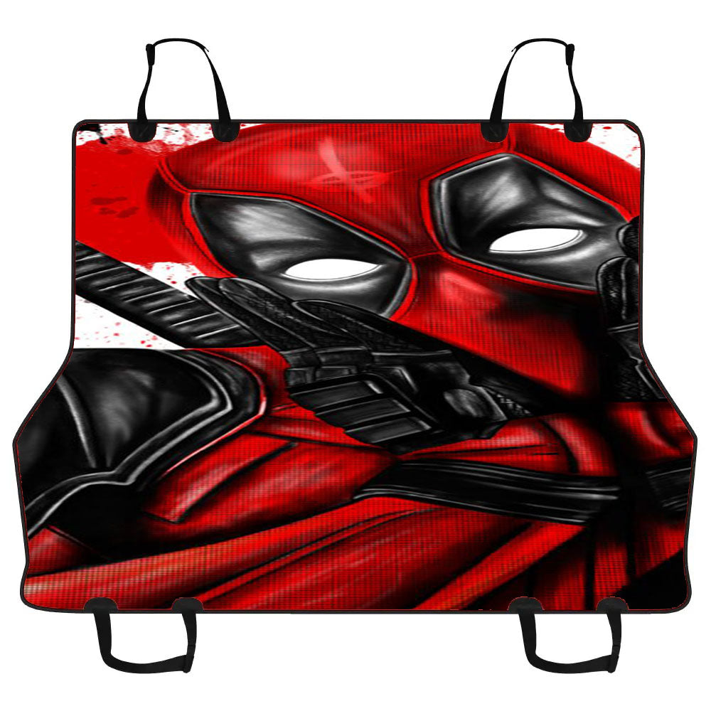 Funny Deadpool Car Pet Seat Cover
