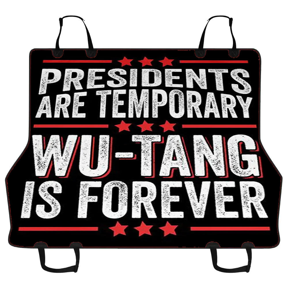 Funny Presidents Are Temporary Car Pet Seat Cover